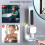 Automatic Electric Toothpaste Dispenser Auto Toothpaste Dispenser+Sensor for Bathroom Wall Mounted Toothpaste Pump 2 9