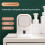 Automatic Electric Toothpaste Dispenser Auto Toothpaste Dispenser+Sensor for Bathroom Wall Mounted Toothpaste Pump 2 7
