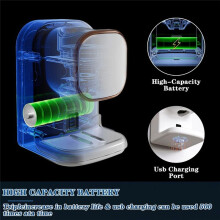 Automatic Electric Toothpaste Dispenser Auto Toothpaste Dispenser+Sensor for Bathroom Wall Mounted Toothpaste Pump 2
