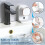 Automatic Electric Toothpaste Dispenser Auto Toothpaste Dispenser+Sensor for Bathroom Wall Mounted Toothpaste Pump 2 2
