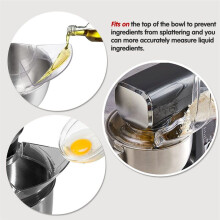 Pouring Shield for 4.5 and 5 Quart Tilt- Stand Mixers and Flex Beater for Tilt- 4.5-5QT