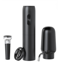 Electric Wine Opener Set 4-In-1 Wine Set with Rechargeable Wine Opener, Rechargeable Wine Aerator Pourer