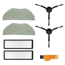 Main Side Brush Filter Mop Cloths Replacement for Robot Vacuum S10T STFCR01SZ Accessories Parts