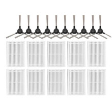 Pour les Aspirateurs Robots WAP ROBOT W300, Brosse LatéRale, Filtre Hepa, Accessoire de Rechange, PièCe de Rechange