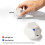 Timer Rotate Dodecagon - Rechargeable Timer Sound Vibrate Light Alarm Flip Timer 1 3 5 10 15 20 25 30 45 60 90 Countdown 6