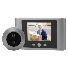 **Visionneuse numérique pour porte 2,8 pouces avec écran LCD, vision nocturne, détection de mouvement PIR**