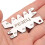 4Pcs Screw Cutting Gauge Machining Threads Angle Gauges Stainless Steel Measuring Tool Gauging Tools 7