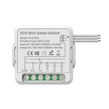 WiFi Relay  Module 10A 3 / 4 Channel AC100-240V Work with Alexa Home    Module