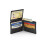 Stealth Mode Men's Leather Bifold Wallet with RFID Blocking (Black) 2