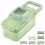 Vegetable Choppers Multifunctional Food Grater 6 Cutting Tools Round Vegetable Choppers with Container Kitchen Dining 1