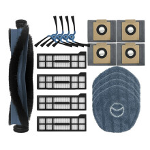For  X10 Pro Onmi Replacement Main Side Brush HEPA Filter Mop Pads Dust Bags Spare Parts Accessories