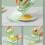 Vegetable Choppers Multifunctional Food Grater 6 Cutting Tools Round Vegetable Choppers with Container Kitchen Dining 3