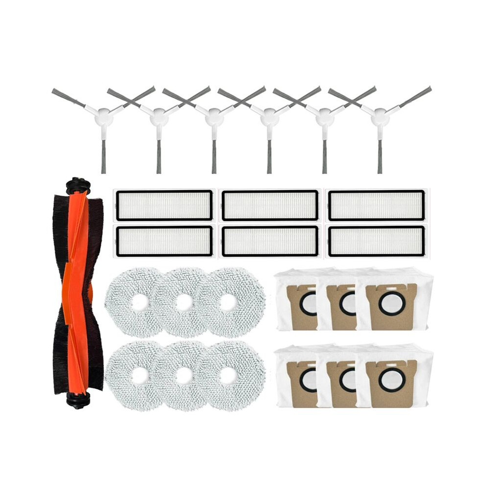 For Robot Vacuum X20+ / X20 Replacement Accessories Hepa Filter Mop Cloth Dust Bag 6033169601560