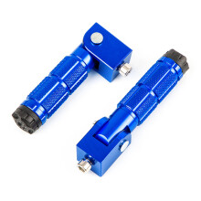 1 par de estribos de aluminio de 8 mm, 1302525 mm, negro