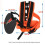 Trimmer Shoulder Strap Padded Universal Adjustable Weed Eater Harness Double Shoulder Harness for Weed Trimmer Orange 6