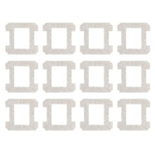 Compatible for  W2 Pro / W2 Omni Mop Cloths Rag Pad Window Robot Cleaner Spare Parts Accessories 12pcs