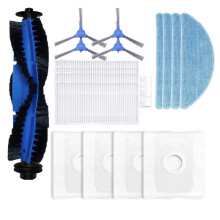 Für Conga 2290 Ultra Ersatz-Hauptseitenbürste, HEPA-Filter, Wischpads, Staubbeutel, Teile, Zubehör