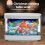 USB Fish Tank Light Aquarium Decor Night Light Virtual Dynamic LED Table Lamp Cute Room Decor Gift Christmas 3