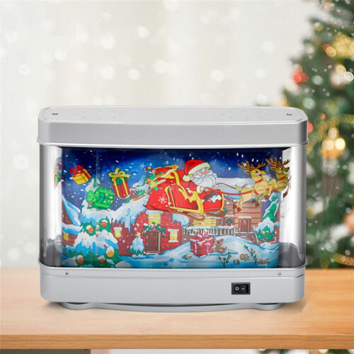 USB Fish Tank Light Aquarium Decor Night Light Virtual Dynamic LED Table Lamp Cute Room Decor Gift Christmas 1