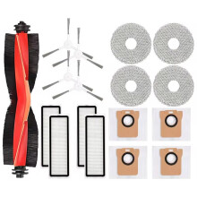 Für Robot Vacuum X20 + / X20 Teile Hauptseitenbürste Hepa-Filter Wischtuch Staubbeutel Ersatzzubehör