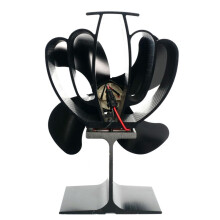 Fireplace Fan 4 Blades Heat Powered Stove Fan for Wood/Log Burner/Fireplace Fan Efficiently Circulates Warm Air