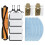 For Minien MX90 Pro / Selectpro EGR-100 Replacement Part Accessory Main Side Brush Filter Mop Cloth Dust Bag 1