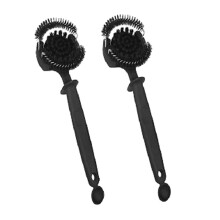 2-Teiliges Reinigungsbürstenset für Espressomaschinen, Reinigungsbürste für Kaffeemaschinen, Werkzeug, Kaffeemühlenbürste, Zubehör, 51 mm