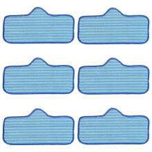 6 Tampons de Nettoyage en Microfibre pour Nettoyeur Vapeur Dupray Neat Réutilisables et Lavables en Machine pour Sols en Bois Dur, Carrelage, Pierre