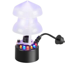 Mist Maker 12 LED Fogger Fuente de Agua Estanque Máquina de Niebla Atomizador Ultrasónico Eléctrico con Protector Contra Salpicaduras Enchufe