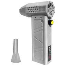 Air Blower 140000RPM Turbo Jet Fan Power Display Powerful Computer Dust Blowing Cleaning Tools Portable Blower Gray