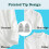 2Pcs Handheld Ironing Board Resistant Steamer Mitt with Finger Loop  Ironing Board 3