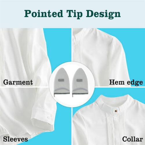 2Pcs Handheld Ironing Board Resistant Steamer Mitt with Finger Loop  Ironing Board 2