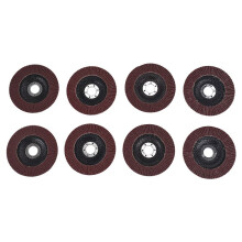 8 Stuks Aluminiumoxide Schijven 125 mm Schuurschijven 40/60/80/120 Korrel Slijpschijven Messen voor Haakse Slijper Afwerking