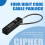 Cable Locks with Combination, 4-Digit Combination Lock with 3 Replaceable Different Lengths Steel Rope, for Cabinets 4