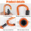 6PCS Bit Holders Keychain, 1/4 Inch Hex Shank Bit Holders, Quick-Change Design 5