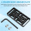 Quick Release Plate Multi-Function Expanding Cold Shoe Cheese Plate Double Hole Tube Clamp Tripod Adapter Plate 2