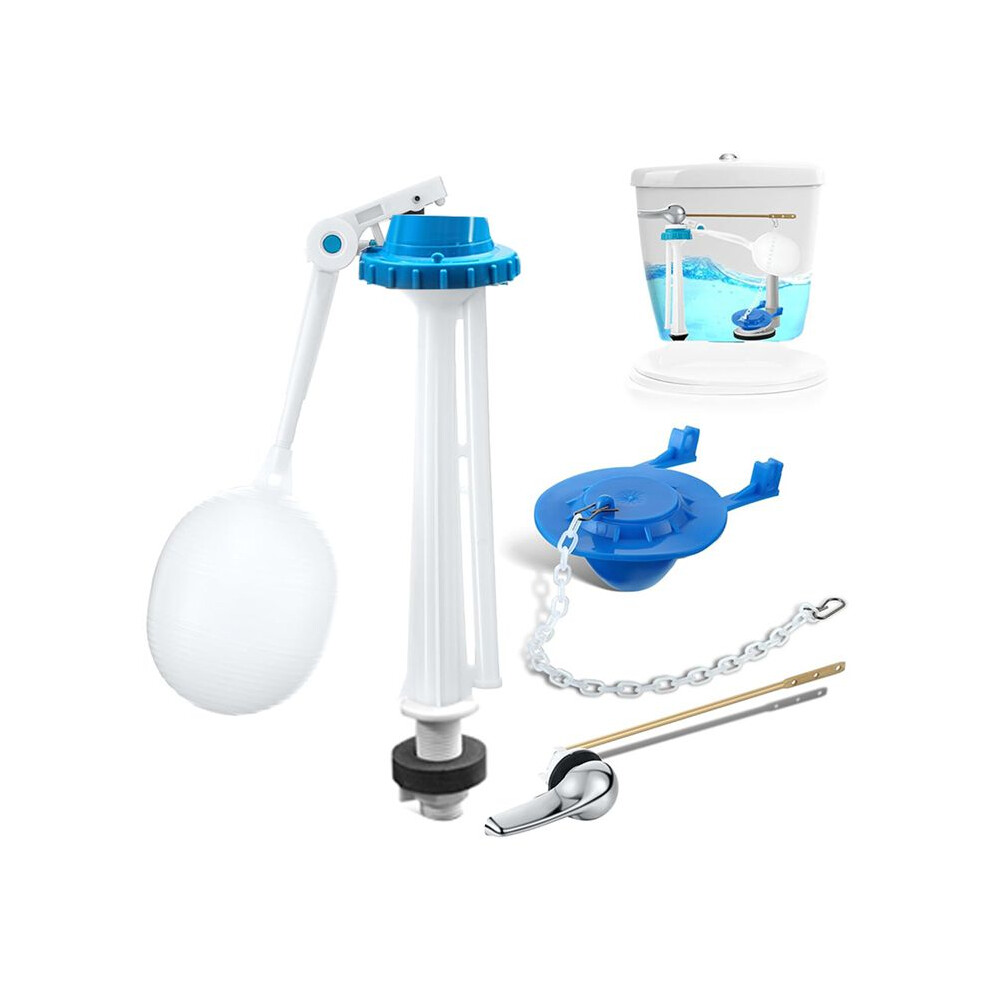 Toilet Tank Replacement Kit, Toilet Float Valve Replacement Kit 2 Inch Toilet Flapper, Front Mount Toilet Flush Handle 4712982088193