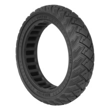 Ulip60/65-6.9 Fyrfärgat Vingmönster Off-Road Solid Tire Max G2 G65 Skateboardhjul Svart