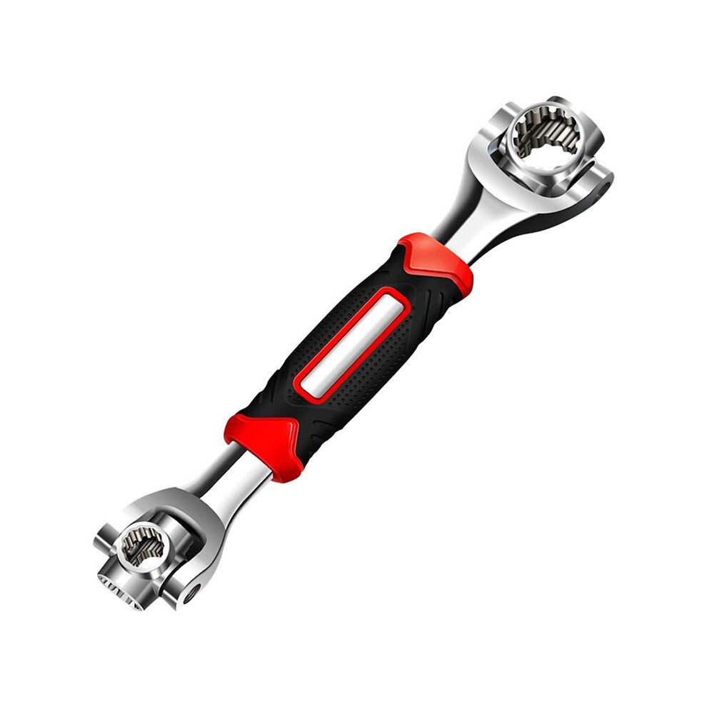 52 In 1 Socket Wrench, Stainless Steel Professional Multi-Functional Rotating Tools, 360 Degree Revolving Spanner 4712574190808