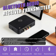 Odbiornik i Nadajnik 5.3 2 w 1 NFC Koncentryczny Optyczny Adapter Audio Cyfrowy na Analogowy 3,5 mm Aux