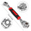 52 in 1 Socket Wrench, Stainless Steel Professional Multi-Functional Rotating Tools, 360 Degree Revolving Spanner 7