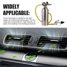 Airconditioning Spoelset, Auto-Airconditioning Pijpreinigingsset, R134A R404 Airconditioningsysteem Spoelen