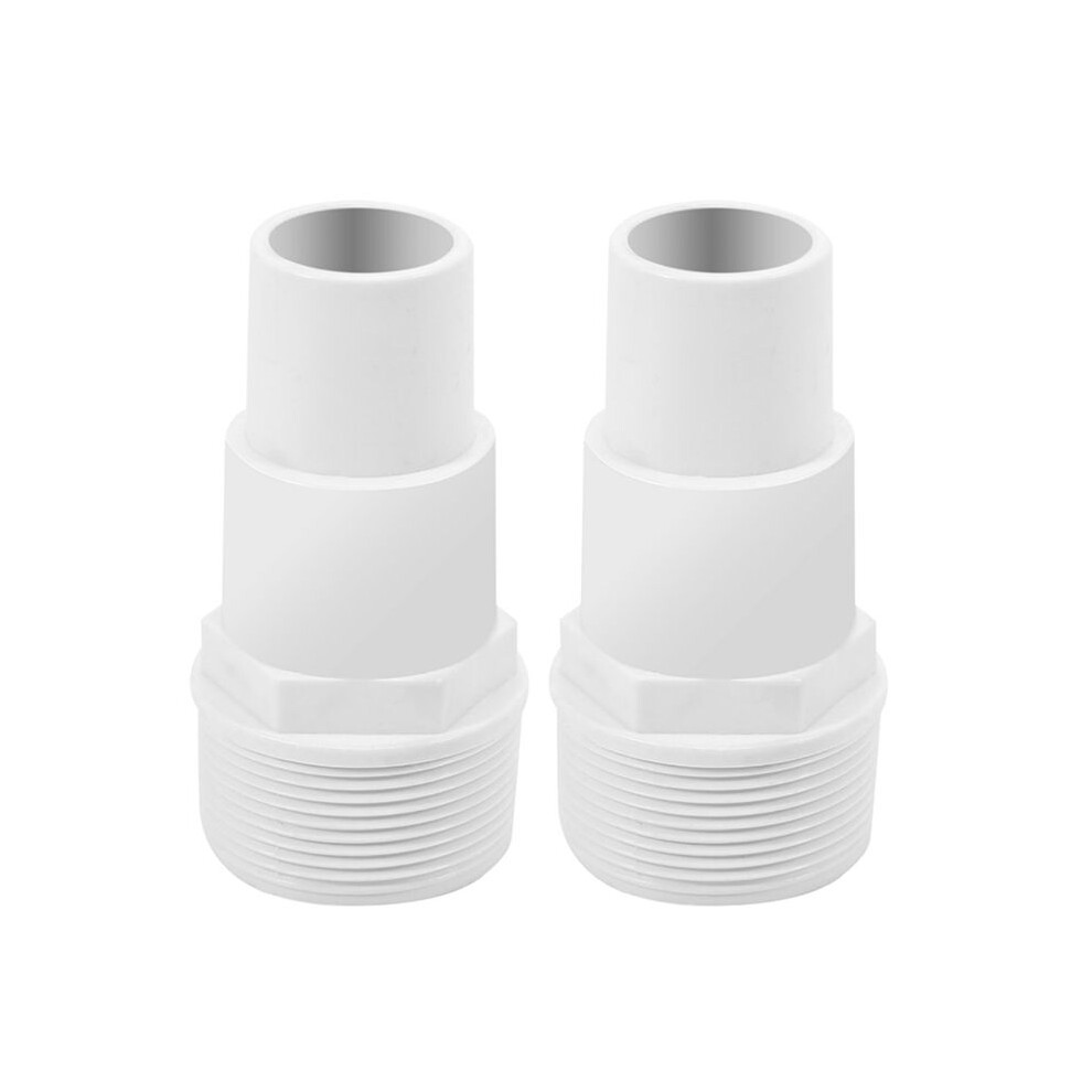 2Pcs Pool Hose Adapter, 1.25In To 1.5In Pool Hose Connector Replacement For Swimming Pool Parts And Accessories 6032991979991