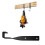 Chainsaw Wall Mount Holder Backpack Blower Rack Accessories for Garage Wall,Weed Eater String Trimmer Hanger 4PCS 6
