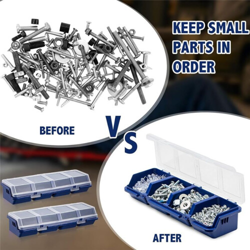 Screw Parts Box Storage Case Recycled Material 400.0g 2