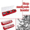 Screw Parts Box Storage Case Recycled Material 400.0g Red 2