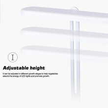 Hydrocultuur Kweeksysteem Volledig Spectrum LED-Plantengroeilicht Intelligente Groentekiemkit EU-Stekker Zwart