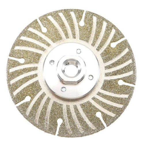 Electroplated Diamond Angle Grinding Wheel 4.5in - Multitool Metal Cutter Discs