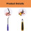 Staple Remover,Upholstery and Construction Staple Puller Tack-Lifter Tool Heavy Duty Carpet Remover,Yellow+ 3