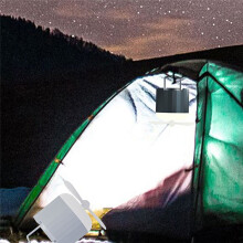 Camping Fan Light Rechargeable Fan USB Powered Fan with Light &Hook Tent Fan for Camping Fan Multifunctional Table Fan B